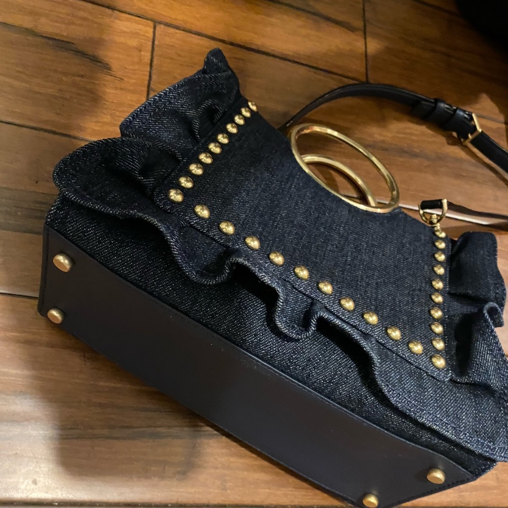 Kate Spade White Rock Road Denim Sam Satchel